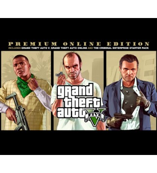 Grand Theft Auto V Premium Online Edition & Whale Shark Card Bundle Rockstar Digital Download Key GLOBAL